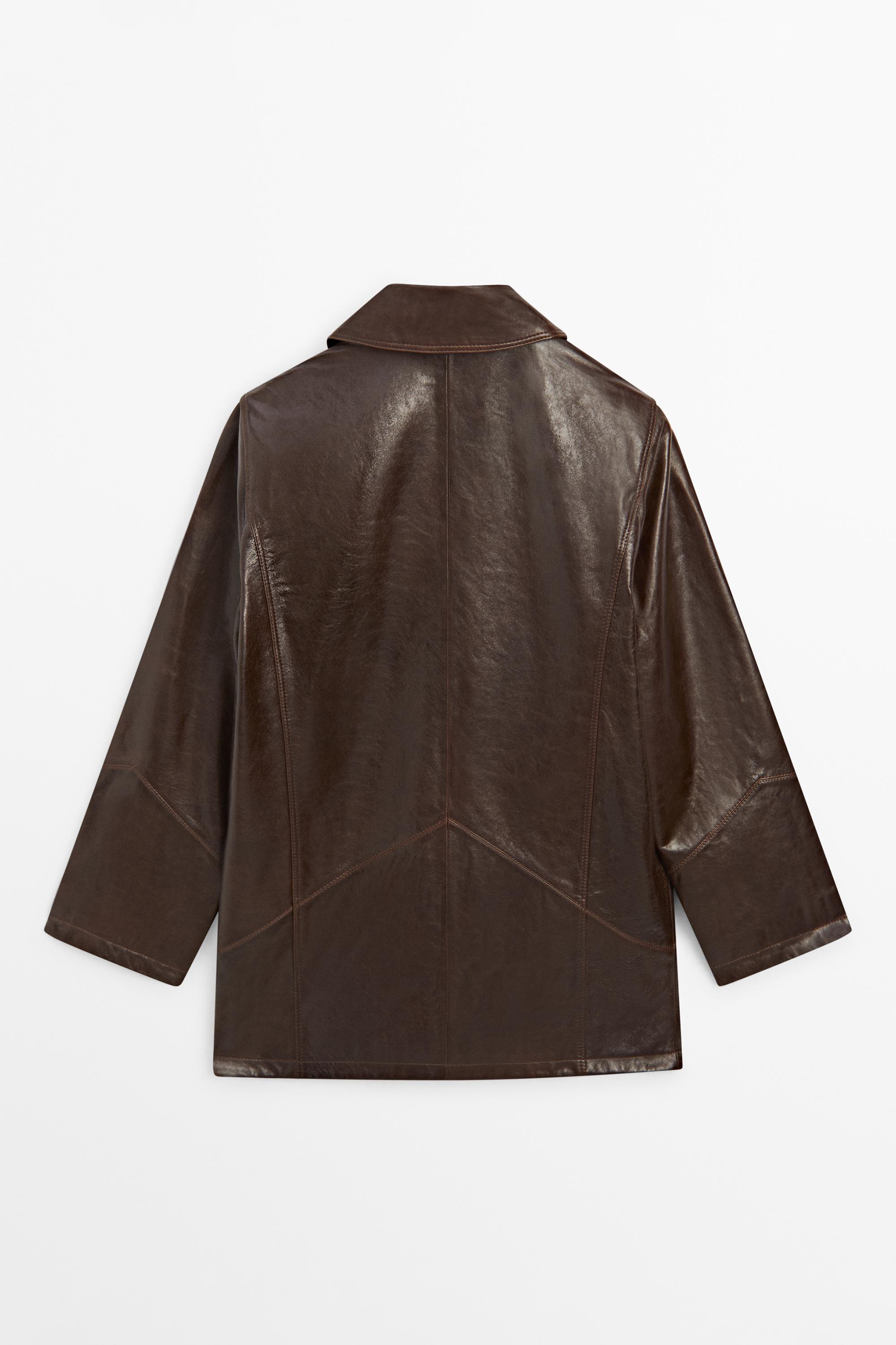 Nappa leather jacket